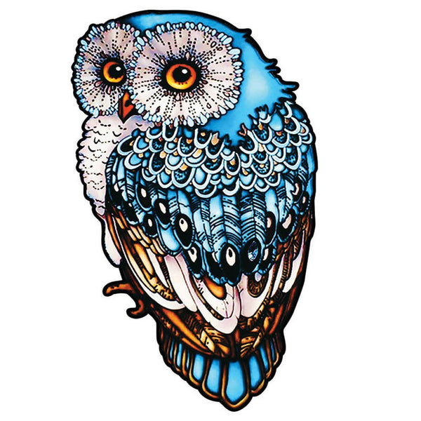 Wooden Puzzle - Blue Owl