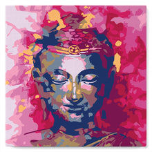 Load image into Gallery viewer, Mini Paint by numbers 8&quot;x8&quot; framed - Painted Buddha