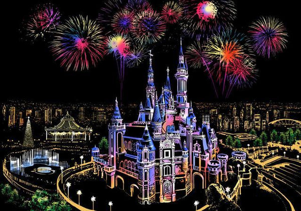 Scratch Painting - Dream Castle