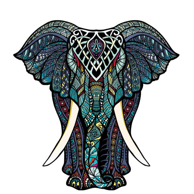 Wooden Puzzle - Mystical Elephant