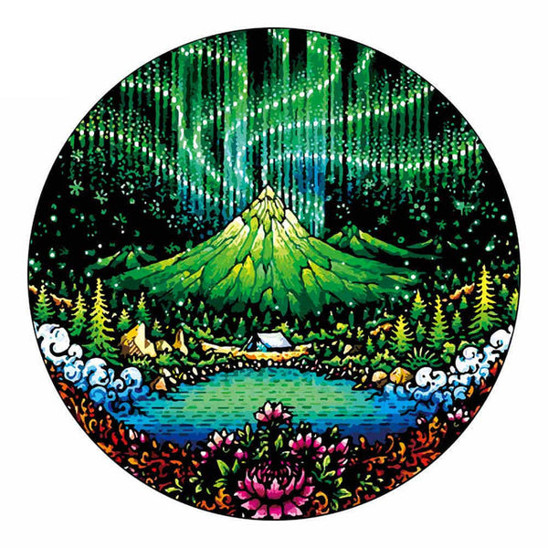 Wooden Puzzle - Aurora Lights
