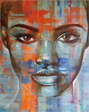paint by numbers | African Woman | advanced world | FiguredArt