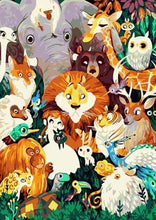 Load image into Gallery viewer, paint by numbers | All the Animals | animals intermediate | FiguredArt