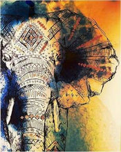 Load image into Gallery viewer, paint by numbers | Asian Elephants | advanced animals elephants new arrivals | FiguredArt