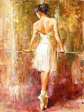Load image into Gallery viewer, paint by numbers | Ballerina preparing | advanced romance | FiguredArt