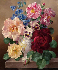 paint by numbers | Beautiful Bouquet | flowers intermediate | FiguredArt