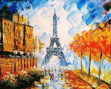 Load image into Gallery viewer, paint by numbers | Beautiful Eiffel Tower | advanced cities | FiguredArt