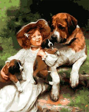 Load image into Gallery viewer, paint by numbers | Best Friends | animals dogs intermediate | FiguredArt