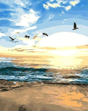 Load image into Gallery viewer, paint by numbers | Birds and Seaview | easy landscapes | FiguredArt