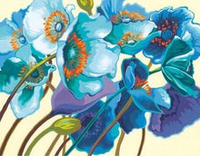 Load image into Gallery viewer, paint by numbers | Blue flowers | easy flowers | FiguredArt