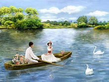 Load image into Gallery viewer, paint by numbers | Boat ride | advanced romance | FiguredArt