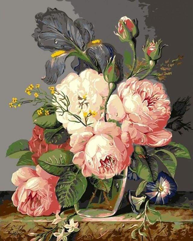 paint by numbers | Bouquet of Wild Flowers | easy flowers | FiguredArt