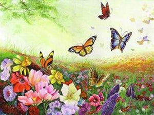 paint by numbers | Butterflies and Flowers | advanced animals butterflies flowers | FiguredArt