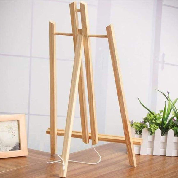 Wooden Easel for Paint by Numbers Already Framed