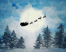Load image into Gallery viewer, paint by numbers | Christmas sleigh | christmas intermediate landscapes new arrivals | FiguredArt