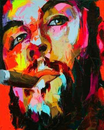 paint by numbers | Cigar | intermediate new arrivals portrait | FiguredArt