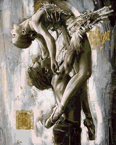 paint by numbers | Classical Couple Dance | dance intermediate nude romance | FiguredArt