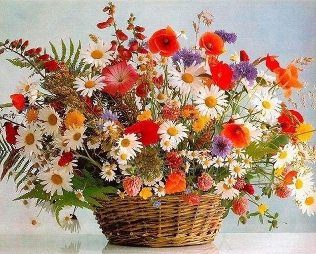 paint by numbers | Countryside Bouquet | advanced flowers | FiguredArt