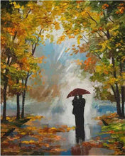 Load image into Gallery viewer, paint by numbers | Couple in the woods | advanced landscapes romance | FiguredArt