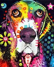Load image into Gallery viewer, paint by numbers | Crazy Dog | advanced animals dogs Pop Art | FiguredArt