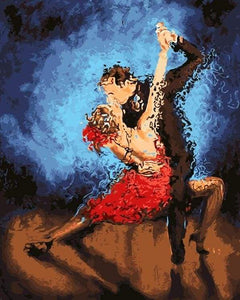paint by numbers | Crazy Tango | dance intermediate romance | FiguredArt