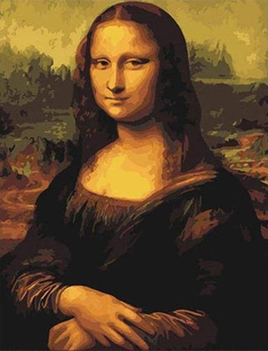 paint by numbers | Da Vinci Mona Lisa La Joconde | famous paintings intermediate | FiguredArt