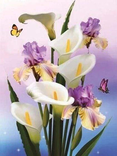 Diamond Painting | Diamond Painting - Aromas and Iris | Diamond Painting Flowers flowers | FiguredArt