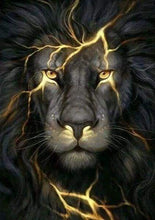 Load image into Gallery viewer, Diamond Painting | Diamond Painting - Black Lion | animals Diamond Painting Animals lions | FiguredArt