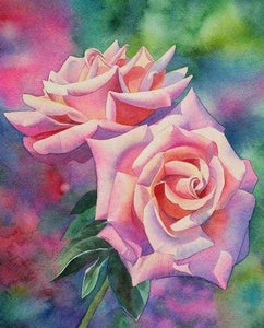 Diamond Painting | Diamond Painting - Blooming roses | Diamond Painting Flowers flowers | FiguredArt