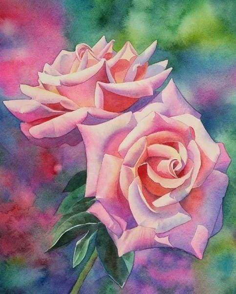 Diamond Painting | Diamond Painting - Blooming roses | Diamond Painting Flowers flowers | FiguredArt