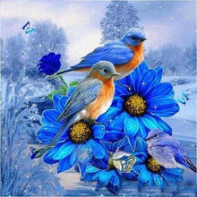 Load image into Gallery viewer, Diamond Painting | Diamond Painting - Blue Birds | animals birds Diamond Painting Animals | FiguredArt