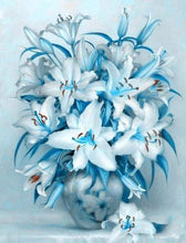 Load image into Gallery viewer, Diamond Painting | Diamond Painting - Blue Lily Flower | Diamond Painting Flowers flowers | FiguredArt