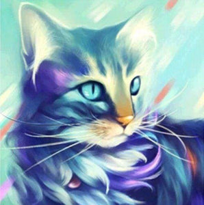 Diamond Painting - Cat and Flower – Figured'Art