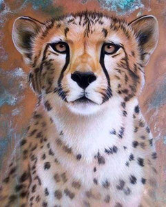 Diamond Painting | Diamond Painting - Cheetah Face | animals Diamond Painting Animals | FiguredArt