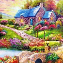 Load image into Gallery viewer, Diamond Painting | Diamond Painting - Colorful Country House | Diamond Painting Landscapes landscapes | FiguredArt