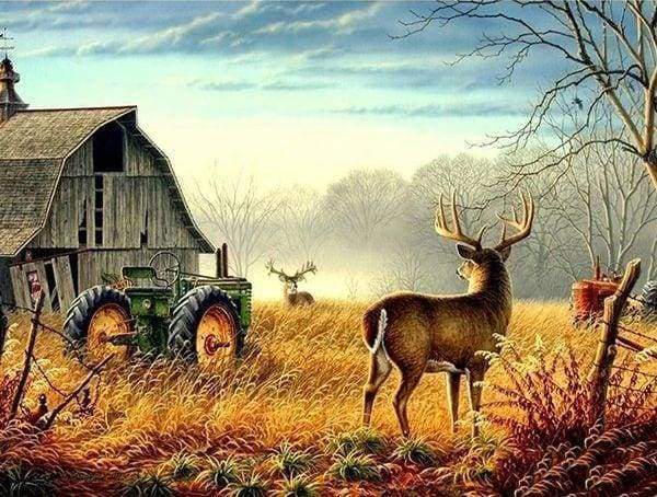 Diamond Painting - Deer Family – Figured'Art