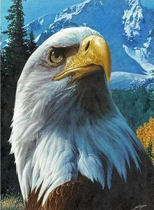 Diamond Painting | Diamond Painting - Eagle and Mountain | animals Diamond Painting Animals eagles mountains | FiguredArt