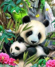Load image into Gallery viewer, Diamond Painting | Diamond Painting - Family of Pandas | animals Diamond Painting Animals pandas | FiguredArt