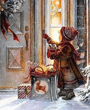 Load image into Gallery viewer, Diamond Painting | Diamond Painting - Girl on Christmas night | christmas Diamond Painting Religion religion | FiguredArt