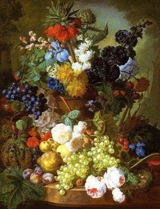 Diamond Painting | Diamond Painting - Large basket of fruits | Diamond Painting Flowers flowers | FiguredArt