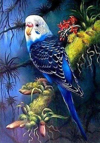 Diamond Painting | Diamond Painting - Large Parakeet | animals Diamond Painting Animals | FiguredArt