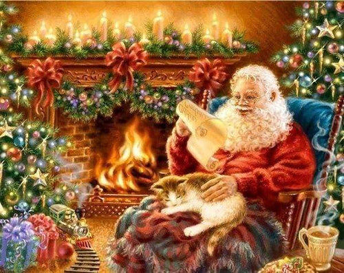 Diamond Painting | Diamond Painting - Letter to Santa | christmas Diamond Painting Religion religion | FiguredArt