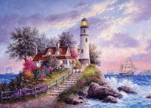 Load image into Gallery viewer, Diamond Painting | Diamond Painting - Lighthouse on the Peninsula | Diamond Painting Landscapes landscapes | FiguredArt