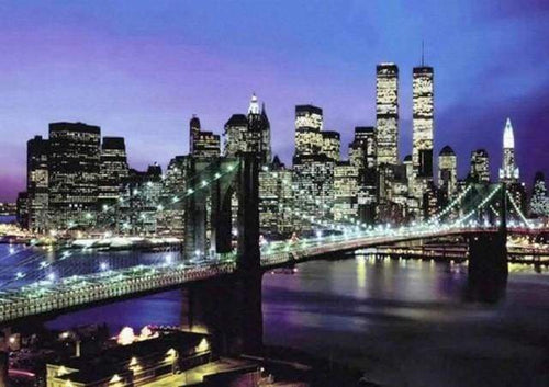Diamond Painting | Diamond Painting - New York Bridge | cities Diamond Painting Cities | FiguredArt