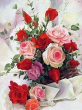 Load image into Gallery viewer, Diamond Painting | Diamond Painting - Roses Beautiful Flowers | Diamond Painting Flowers flowers | FiguredArt