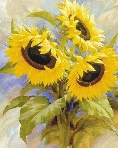 Diamond Painting | Diamond Painting - Small Sunflowers | Diamond Painting Flowers flowers | FiguredArt