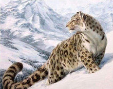 Load image into Gallery viewer, Diamond Painting | Diamond Painting - Snow Leopard | animals Diamond Painting Animals winter | FiguredArt