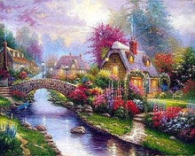 Load image into Gallery viewer, Diamond Painting | Diamond Painting - Somewhere in the Countryside | Diamond Painting Landscapes landscapes winter | FiguredArt