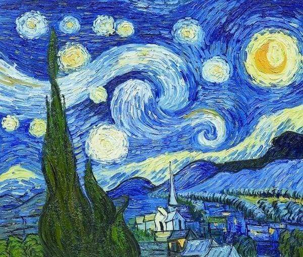 Starry Night Van Gogh Completed Diamond Art Painting 