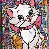 Diamond Painting | Diamond Painting - The Aristocats Stained Glass | animals Diamond Painting Animals | FiguredArt